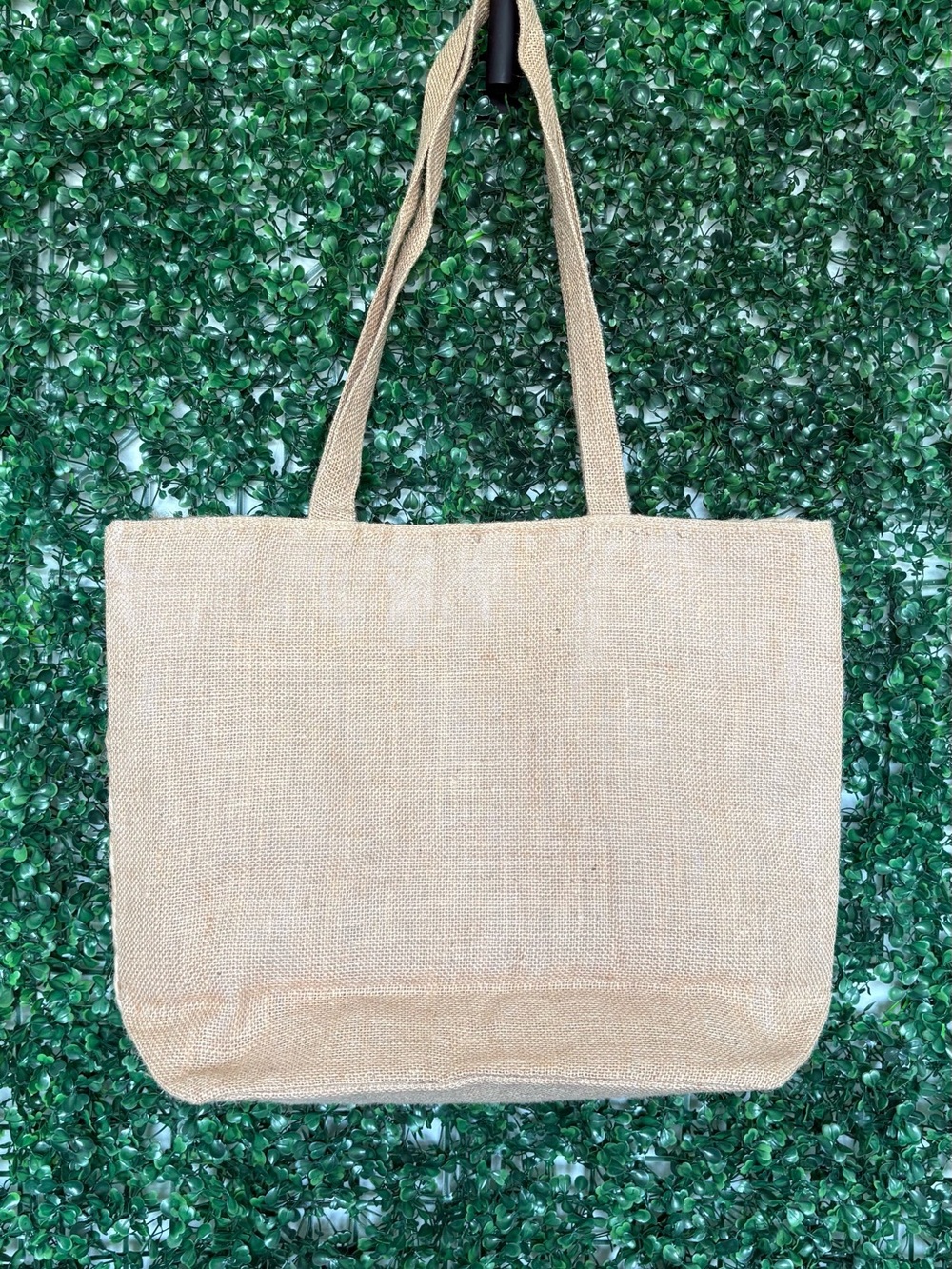 Salt + Umber Natural Woven Shell Tote Bag - Neutral Straw - Picture 5 of 6